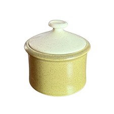 Mikasa Premiere Dura Stone Sugar Bowl Green Dish Stoneware P9200 Japan