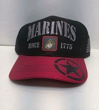 U.S. MARINES Military Embroidered Baseball Cap Adjustable Hat By CSI - Brand New