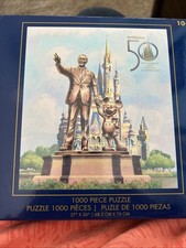 Walt Disney World 50th Anniversary Walt Mickey Partner 1000 Pieces Puzzle New