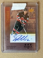 2019-20 Upper Deck Black Diamond Patrick Marleau Team Canada Auto /25