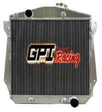 For 1943-1948 1947 Chevy Fleetline Fleetmaster Stylemaster V8 Aluminum Radiator
