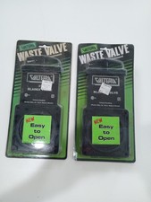 Two (2) Valterra 3" Bladex Waste Valve for RV Holding Tank Plastic Handles NIP