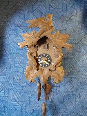 Large 1 Day Cuckoo Clock Complete Working . Watch Video