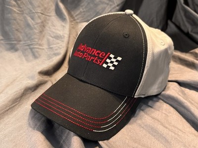 Advance Auto Parts Embroidered Hat Cap K-Products Adjustable Black Gray OSFA