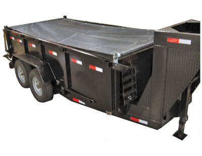 Buyers Products DTR6518 6-1/2 x 18 ft. Aluminum Tarp System with Mesh Tarp