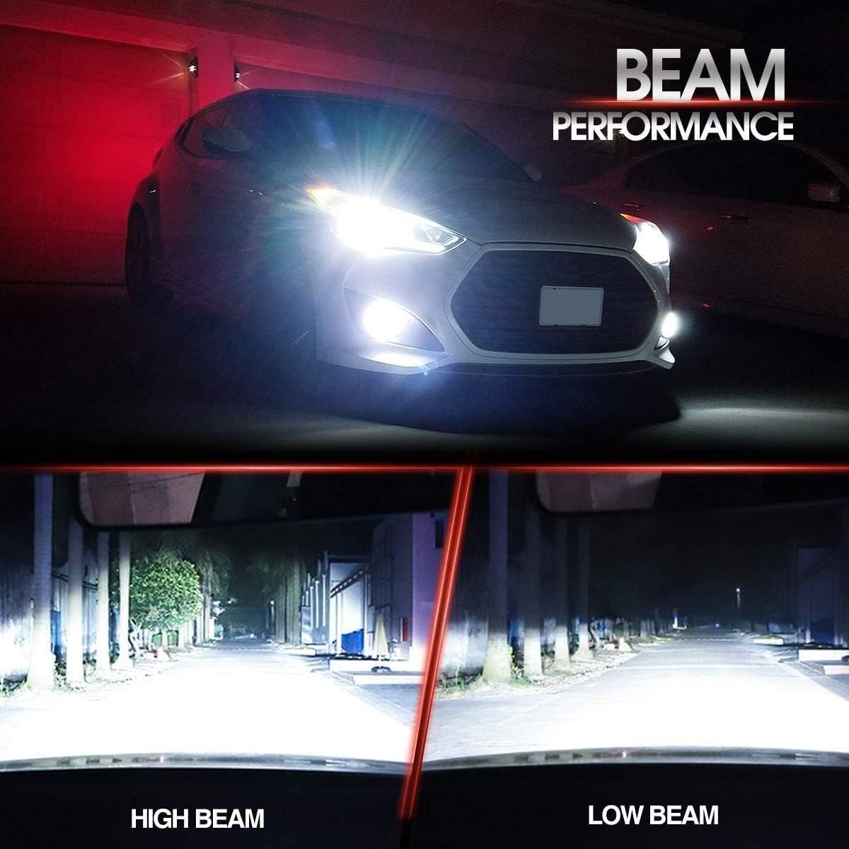Torchbeam D3S HID Headlight Bulbs, 6000K Diamond White, White