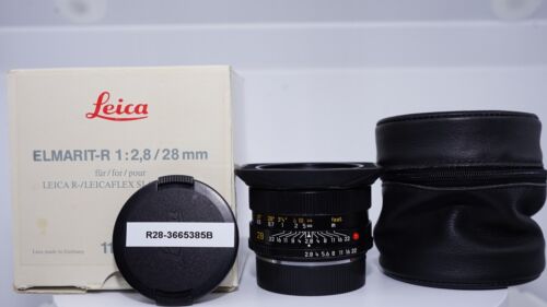 LEICA Elmarit-R 28 mm f/2.8 MF 3 Cam Lens VII Boxed #3665385 - Picture 1 of 11
