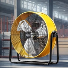 1 Pack 20-36 Inch Heavy Duty Metal Industrial Drum Fan Floor Fan for Warehouse