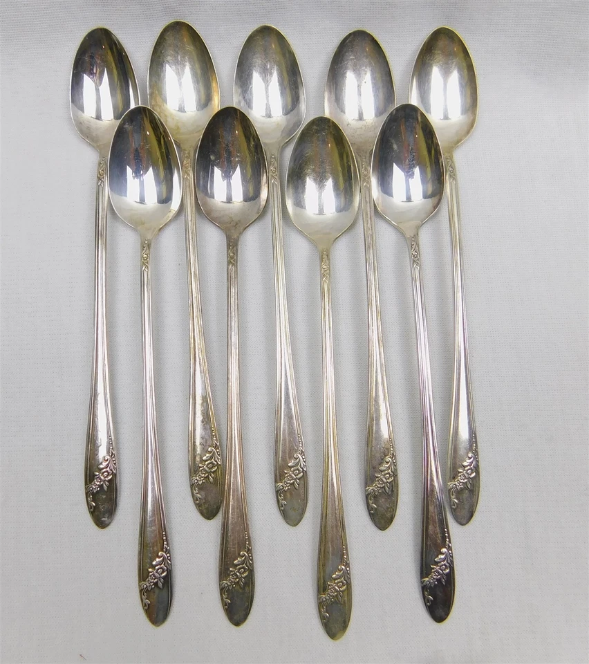 Conjunto de talheres 53 peças Oneida Community Plate QUEEN BESS II Tudor Silverplate - Imagem 2 de 4
