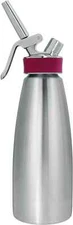iSi North America Gourmet Whip Cream/Food Whipper, Stainless Steel/Red, 1 Quart