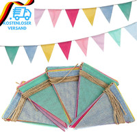Wimpelkette Outdoor 5 StüCk Wimpel Girlande Wimpel Banner FüR Hochzeit Deko Kind