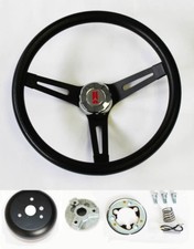 1969-1993 Olds Cutlass F85 98 442 Black Grip On Black Steering Wheel 13 12 1969-1993 Olds Cutlass F85 98 442 Black Grip On Black Steering Wheel 13 12