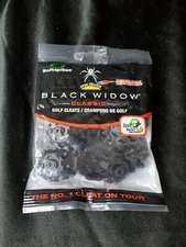 18 Softspikes BLACK WIDOW Classic Fast Twist 3.0/Tour Lock Golf Cleats Spikes
