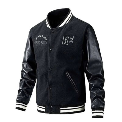 Empire Elite - Premium Versity Jacket - Outdoor jacket, Orange & White