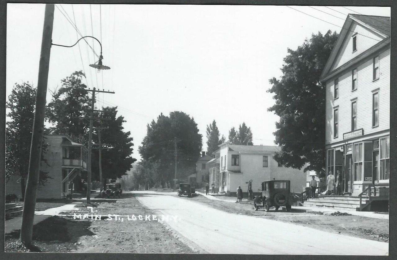 Real Photo Main Street Locke New York 1950's Reprint RPPC eBay
