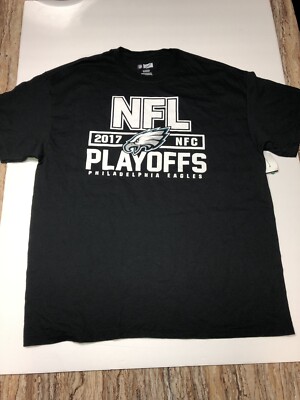 Philadelphia Eagles Playoffs 2017 Black Men's Sz XL NFL Apparel