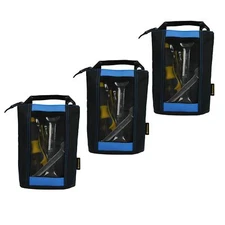 MELOTOUGH Zipper Tool Pouch Zipper Bag -Fastener bag with Mesh Window and Han...