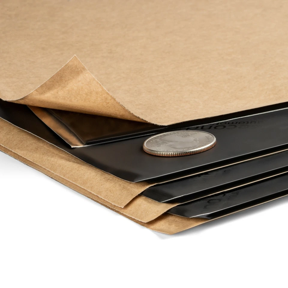 Amortiguador de segunda piel paquete de maletero profesional 20 pies cuadrados 80 mil amortiguador de sonido automotriz Foto 3 de 4