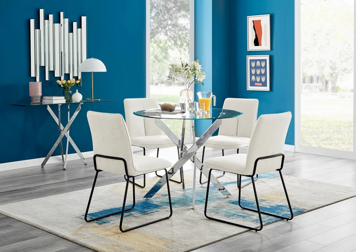 Ebay round dining 2024 table and chairs