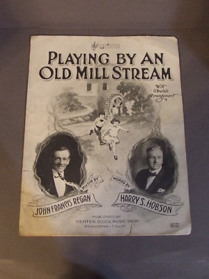 VINTAGE PLAYING BY AN OLD MILL STREAM WITH UKULELE ARRANGMENT MUSIC
