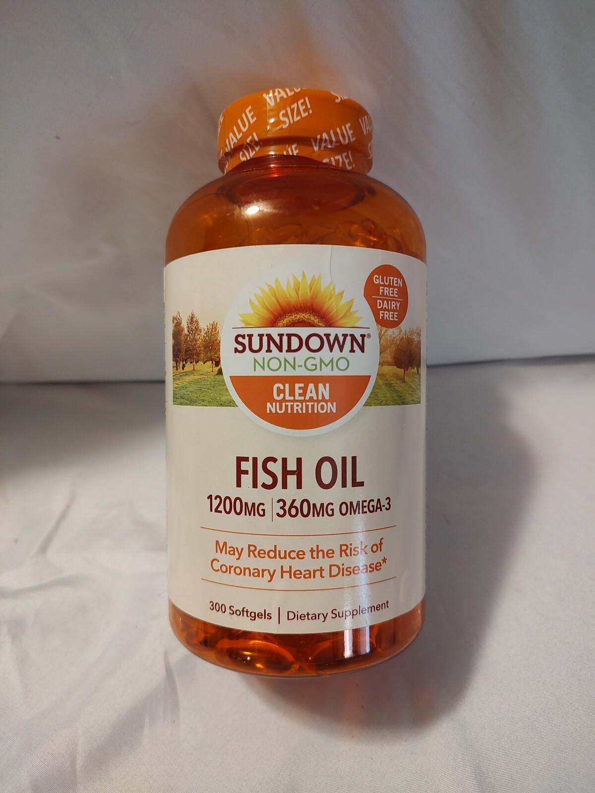 🔥 Sundown Fish Oil 1200 mg / 360 mg Omega3 Supplement 300 Softgels 4/