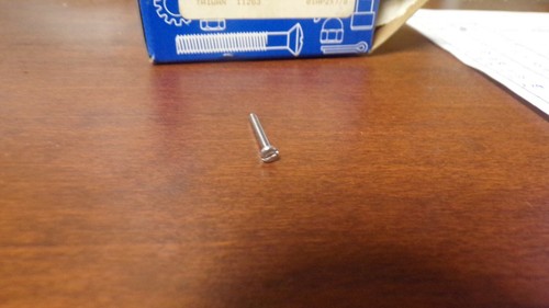 #2-56 Machine Screw Pan Slotted 18-8 (304) SS Plain 7/8 Length, PK 100 (MJ) - Picture 3 of 5