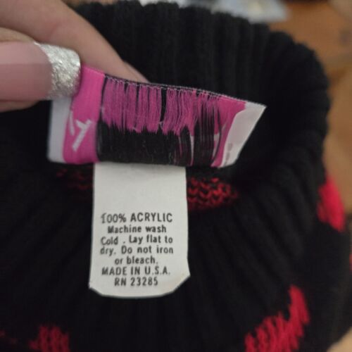 Scottie Dog Hearts Sweater Retro Statement One Size Valentines Dog Love - Picture 7 of 9
