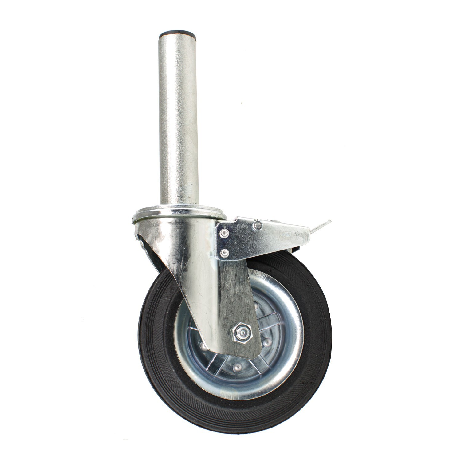 Roues Pivotantes Pour échafaudages VEVOR 12 Cm En Caoutchouc Avec Double Verrouillage