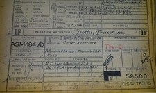 Isotta Fraschini disegni tecnici motore marino 183 di varie dimensioni. 