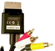 Microsoft Xbox 360 Genuine Official OEM Composite A/V Cable X821376-001/002