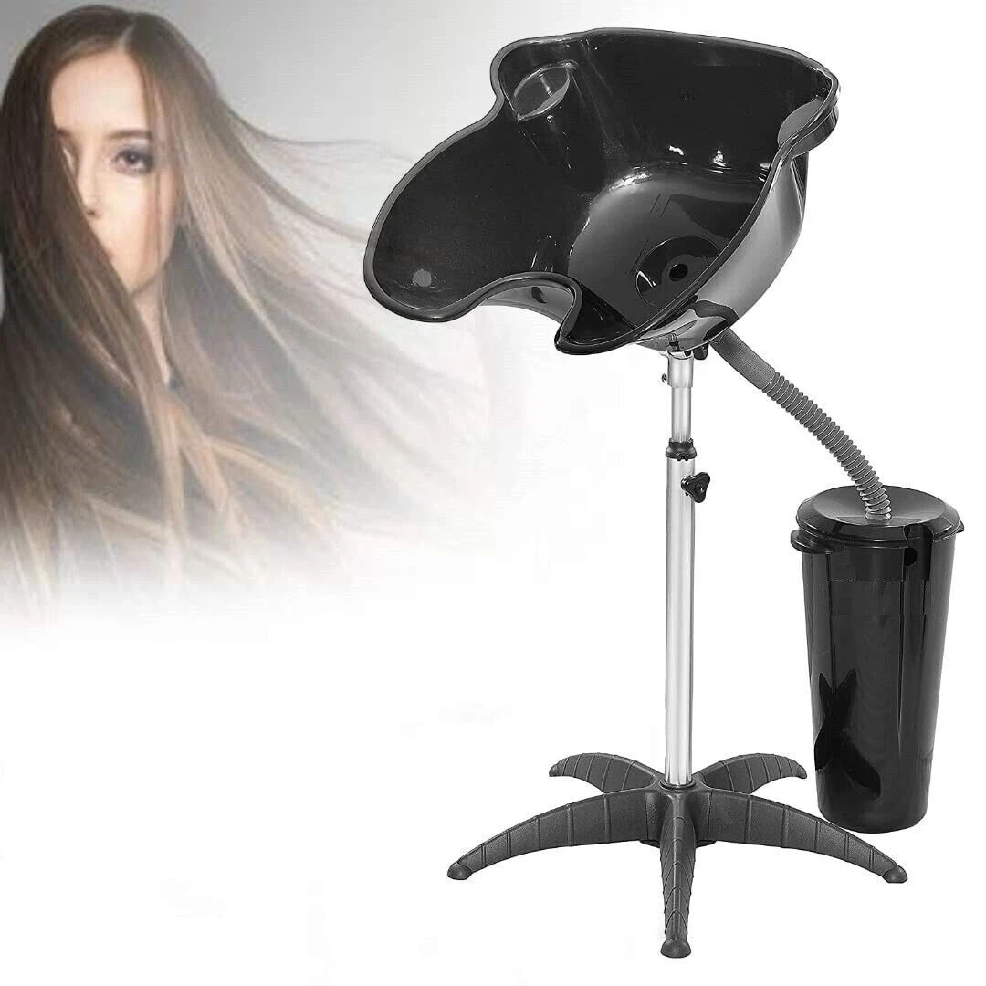 Portable Mobile Shampoo Bowl Height Adjustable Hair Washing Sink