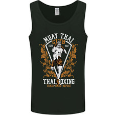 Muay Thai Fighter Warrior MMA Martial Arts Mens Vest Tank Top
