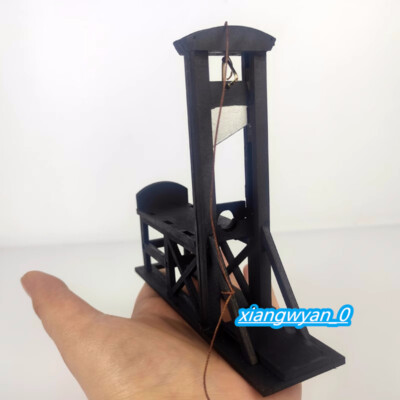 1/18 Wood Guillotine Model Scene Props Accessories For 3.75''Action Figure Doll