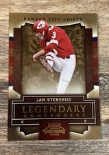 Jan Stenerud 2009 Playoff Contenders Legendary Contenders Gold /100 #42 Chiefs