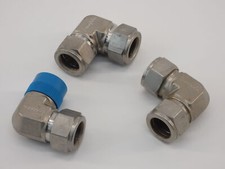  Lot of 3 Swagelok Stainless Steel Tube Fittings 3/4", 1-1/4" - NEW Surplus 