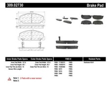 Stoptech Performance Fits 93-00 Honda Civic Dx W Rr Drum Brakes Front Brake Pad Stoptech Performance Fits 93-00 Honda Civic Dx W Rr Drum Brakes Front Brake Pad