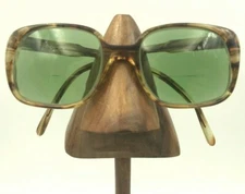 Vintage Victory Rocky Brown Transparent Square Sunglasses USA FRAMES ONLY