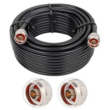 50ft Kmr240 Coax Extension Cable N Male To N Male Connector Low Loss Coaxial Cab