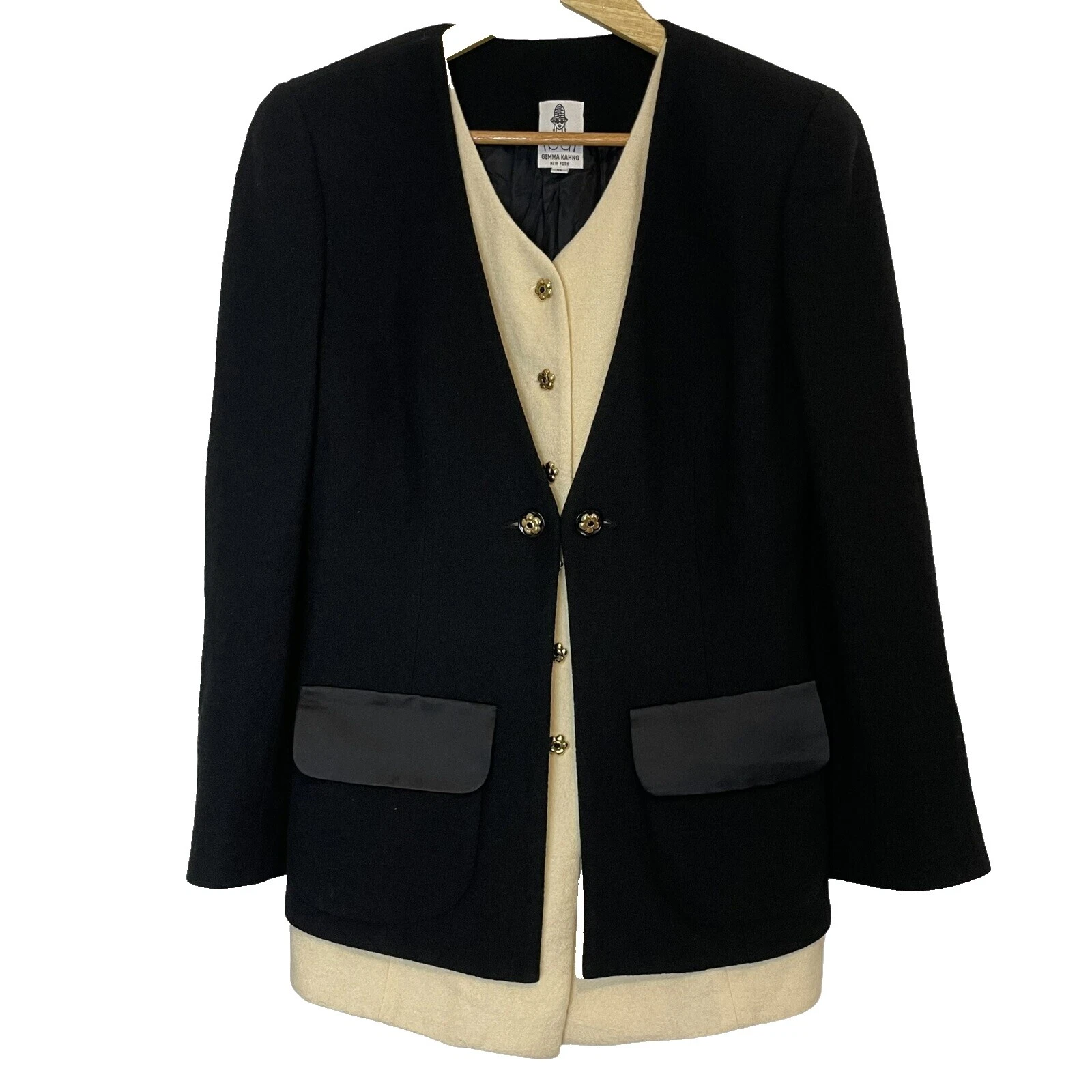 Eveningwear 100% Lana Vintage abrigos, chaquetas y chalecos para Mujeres