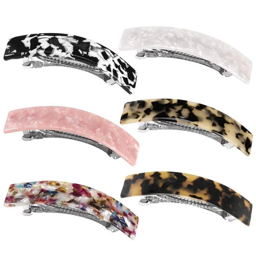 Ladies Large French Barrette Hair Clips Slide Clip Hairpin Hair Accessories Gift - Picture 1 of 14