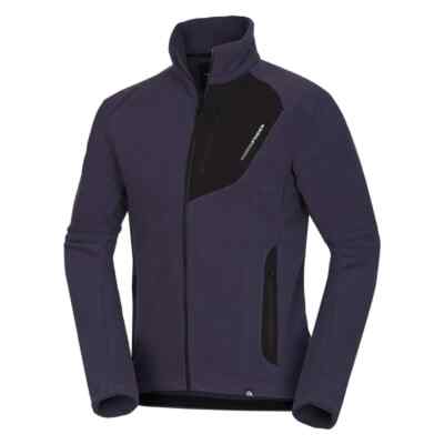NORTH FINDER Men's L fleece sweatshirt Polartec  Micro 200 PUPOV blackgrey