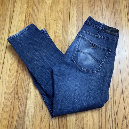Armani Jeans J31 Classic Wash Comfort Fabric Regular Fit Medium Wash Size  32x27 | eBay