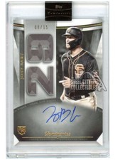 Joey Bart 2021 Topps Luminaries Home Run Kings Rookie Auto Card #HRK-JBA 8/15