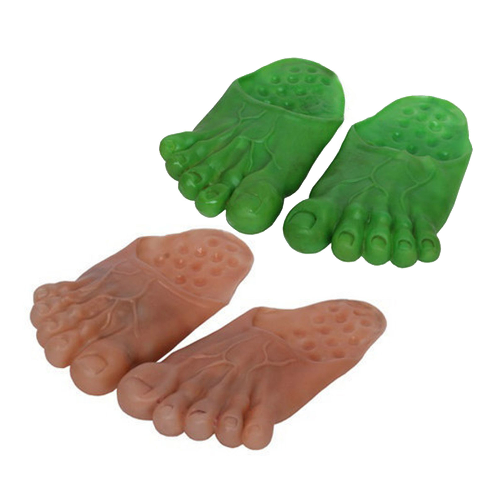 Giant Feet Slippers Funny Bare Foot Cosplay Shoes Props Costume Accessories