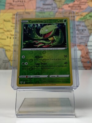 SHIPS SAME DAY Pokemon Card Carnivine 005/189 Reverse Holo Basic Grass Type 2020 | eBay SHIPS SAME DAY Pokemon Card Carnivine 005/189 Reverse Holo Basic Grass Type 2020 | eBay