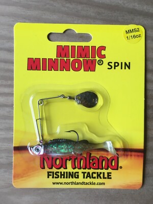 Northland Tackle Mimic Minnow Shad 1/4 oz - Silver Shiner - 2 per Northland Tackle Mimic Minnow Shad 1/4 oz - Silver Shiner - 2 per