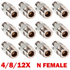 4/8/12x N-Type Female Jack to N Female Jack For RF Adapter Barrel Connector USA