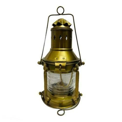 Nautical Hanging Lamp Brass Oil Lamp Lighthouse Lantern Handmade