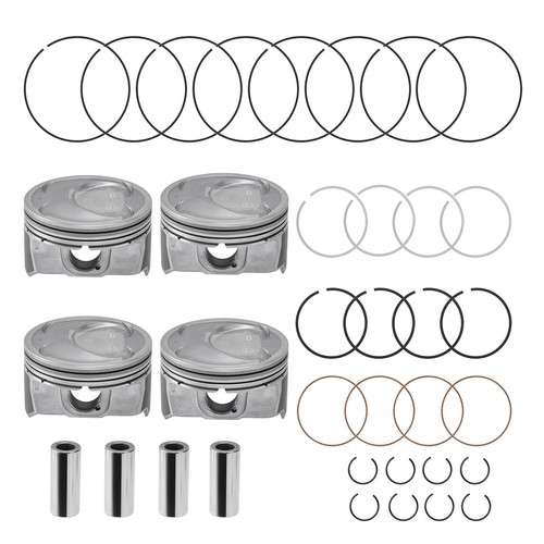 For Hyundai Sonata Kia Optima 2.4L Crankshaft Connecting Rod Bearing Piston Kit - Foto 7 di 8