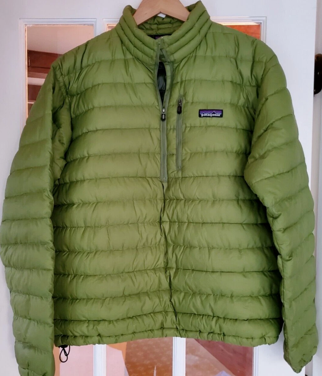 Patagonia Men's Ultralight Down Pullover Jacket Medium Spring Green  (32210A) | eBay